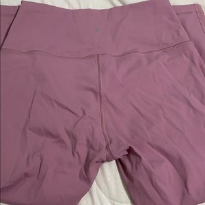 Lululemon High Rise Wunder Under Crop 21